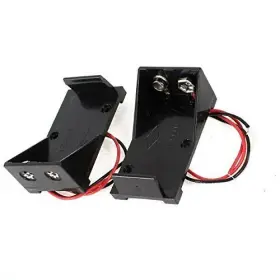 910631712637 GOLITON Wire Leads Spring Clip Battery Holder #3