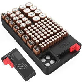 GT-DCHX110 GRACETOP Battery Organizer Storage Tester Butt