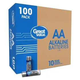 E304244600 GREAT VALUE Alkaline Batteries Pack