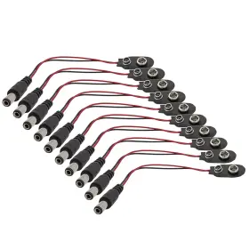 1692 HILETGO Pack Battery Clip Snap Buckle Male Plug