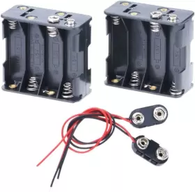 4330691955 HILITCHI Thicken Battery Holder Wired Clip Standa