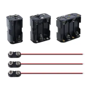733180273833 HILITCHI Battery Holder Standard Snap Connector