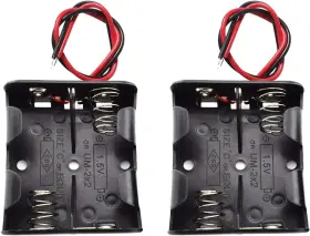 Hrsyyl 744759481597 2pcs C Size Battery Holder 2 Slots 2x Cell 1.5v Batte