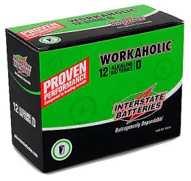 DRY0085 INTERSTATE Workaholic Alkaline Battery