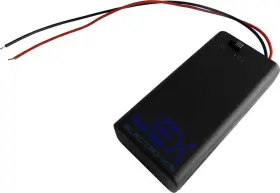 BHAA2B JEX ELECTRONICS Twin Battery Holder Box Power Switch