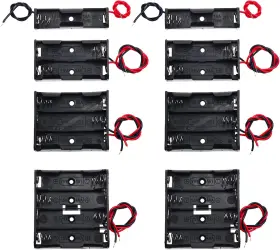 Jianfeng Store 744759039514 8 Pack Aa Battery Holder Bundle With Wire 1 1.5v 2 Pcs
