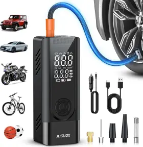CZK-5642 JUSUOX Tire Inflator Air Pump Compressor Cordless