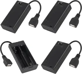 445028693668 JUZITAO Battery Holder Usb Female Socket Box Wit