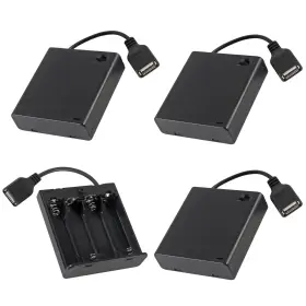 687117709752 JUZITAO Battery Holder Usb Female Socket Box