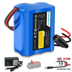 Jyx Electronics Huizhou Co. Ltd 607601461072 5800mah 12v Lithium Battery Pack With 12 Volt Charger Blue