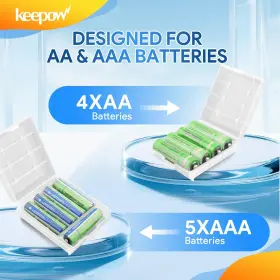 606989441997 KEEPOW Battery Storage Holder Box #3