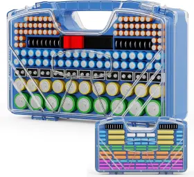 313046881893 KETYWHA Battery Organizer Storage Holder Box Up