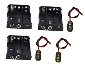3AA-9VSNAP LAMPVPATH Battery Holder Leads Snap