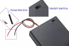 3AA-SWITCH-4P LAMPVPATH Battery Holder Leads Screws #2