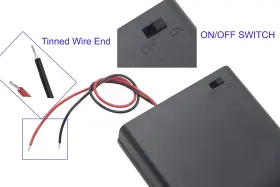 4AA-SWITCH-2P-A LAMPVPATH Pack Battery Holder Switch #3