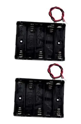 5AA-2PC LAMPVPATH Pack Battery Holder Leads
