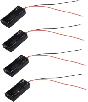 Lampvpath 726084437913 Pack Of 4 Aaa Battery Holder 2 X 1.5v With Leads