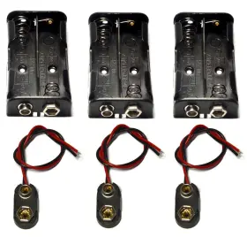 739340316785 LAMPVPATH Battery Holder Leads Snap Connect