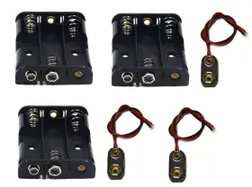 739340317133 LAMPVPATH Battery Holder Leads Snap Connector