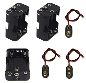 739340317140 LAMPVPATH Battery Holder Leads Snap Connector
