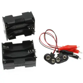 784136504518 LBTODH Battery Holder Wired Alligator Clip