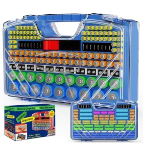 XKDCH0001 LESHZHEN Battery Organizer Storage Holder Box Ultra