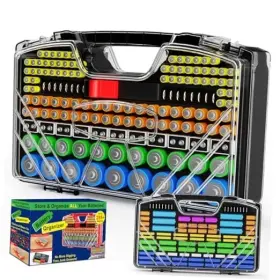 XKDCH0001-B LESHZHEN Battery Organizer Storage Holder Box