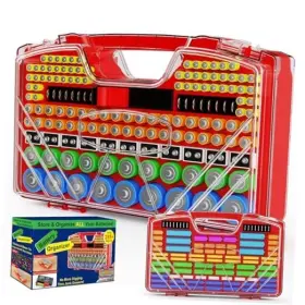 XKDCH0002-R LESHZHEN Battery Organizer Storage Holder Box