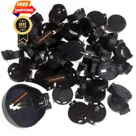 Ltvystore Cr2302 50pack Cell Button Battery Holder Case Pack Compatible With Cr2032