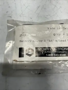 27-1350 MCM ELECTRONICS Battery Holder Lead Wire