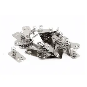Metallixity 655692035634 30pcs Metal Aa Battery Positive Negative Conversion Spring Contact Plate