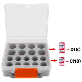 742773947051 MINIMALL Battery Organizer Storage Box Garage #3