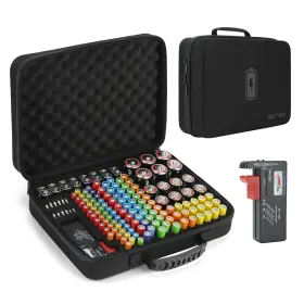 BATTERYCASE1 MOSLA Waterproof Battery Organizer Storage