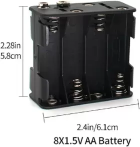 744759355133 MULTICOLOREDLED Battery Holder Standard Snap #2