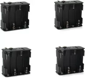 744759355133 MULTICOLOREDLED Battery Holder Standard Snap