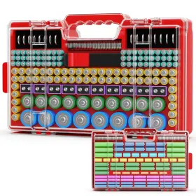 313053090011 NAROTOOD Battery Organizer Storage Holder Box