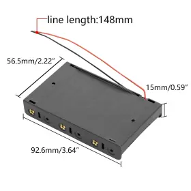 611138946667 NEWZOLL Battery Holder Enclosure Box Connector #2