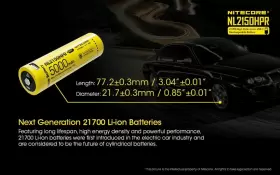BAT-NITE-21700-NL2150HPR NITECORE Usb High Performance #2