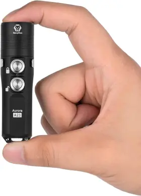 A23-US BLACK Usb Edc Flashlight Magnetic