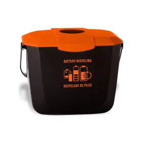 Nova Products Riv005 2 Gallons 8l Battery Collection Bin - Eco-friendly Disposal Conta Inch