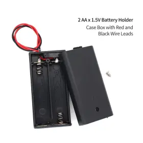 615311740219 OLIREXD Battery Holder Leads Wires Switch Screw #2