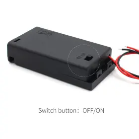 615311740219 OLIREXD Battery Holder Leads Wires Switch Screw #3