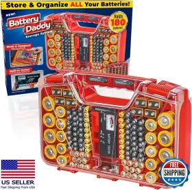 B089F9YDFC ONTEL Battery Storage Organizer Double