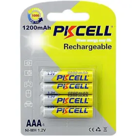 NIMHAAA1200-4B PK CELL Rechargeable Battery Mah Pack