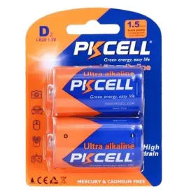 LR20-2B PKCELL Alkaline Battery Pack
