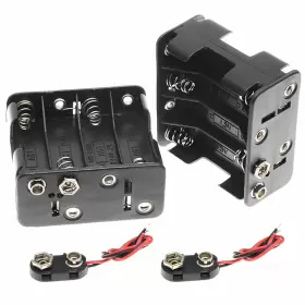 744790367065 QTEATAK Thicken Battery Holder Wired Clip