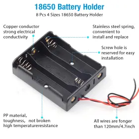744790367409 QTEATAK Pack Battery Holder Wire #2