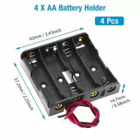 744790367430 QTEATAK Thicken Battery Holder Wired Clip #2