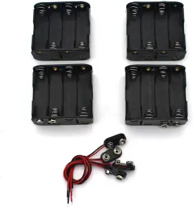 BT-8AA-4 RAOGOODCX Thicken Battery Holder Wired Clip Standard