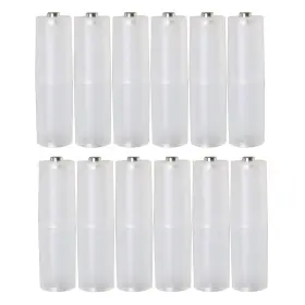Ruiling Bc-aaatoaa-12 12pcs Aaa To Aa Size Battery Converter Adapter Holder Convenient Pp